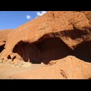 Chemische Erosion hat diese Aushöhlung geschaffen